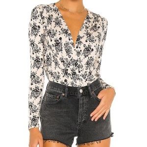 Free People intimately floral bodysuit